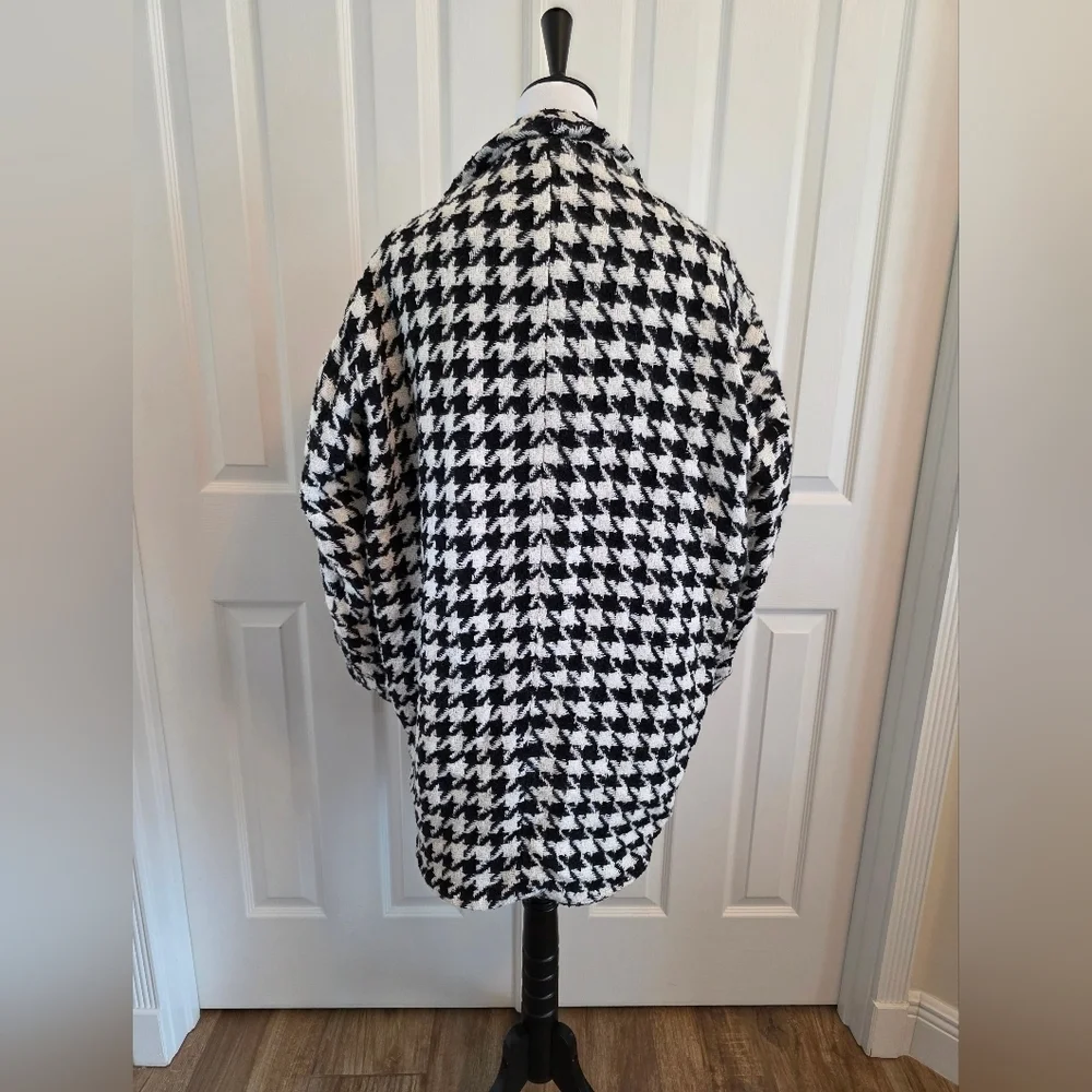 BlankNYC NWT Black And White Houndstooth Jacket Womens Size S - Picture 10 of 14